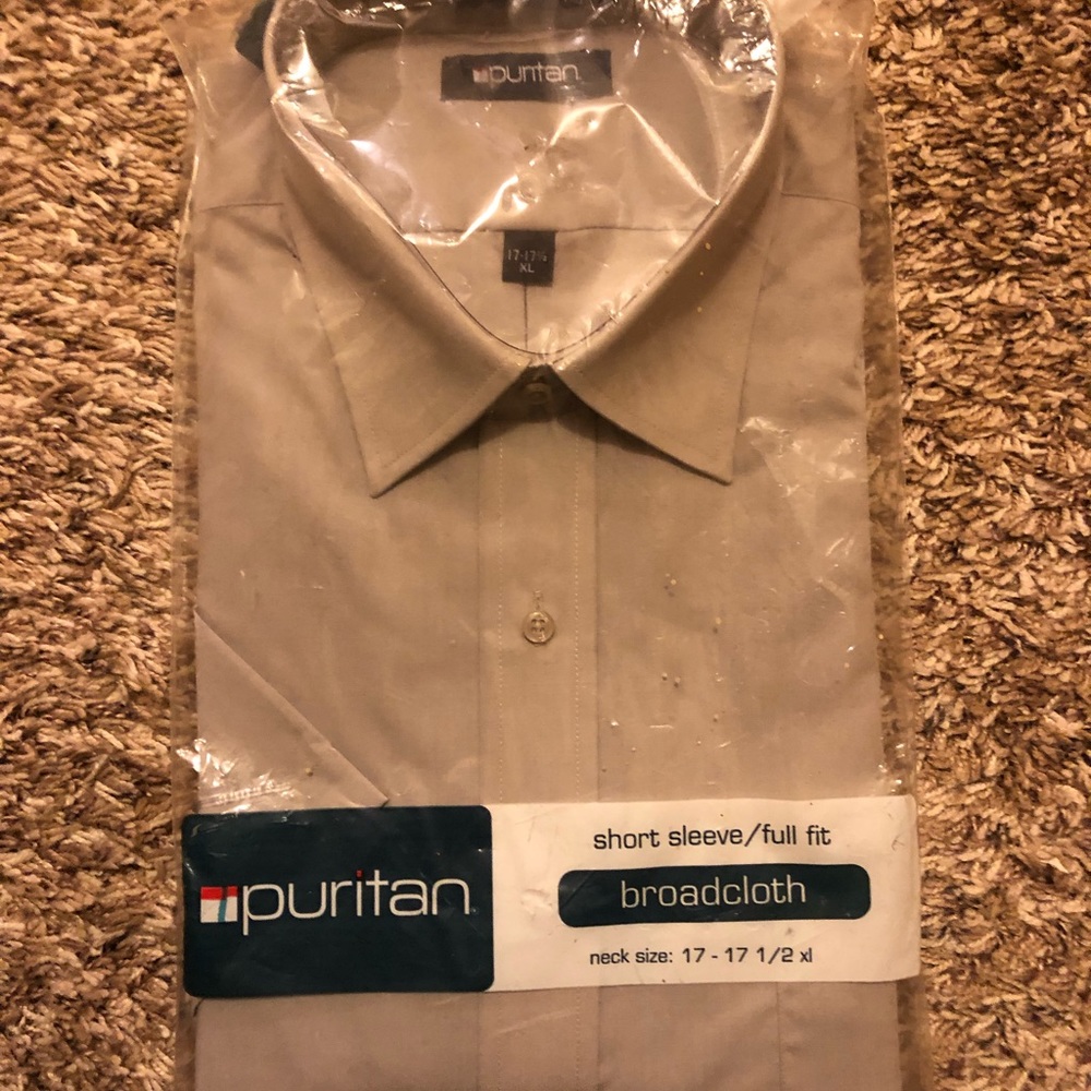 Brand new! Men’s Puritan broadcloth shirt.